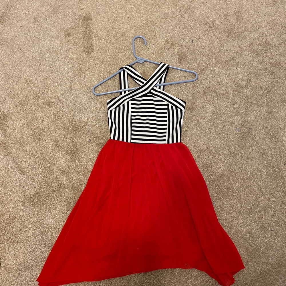 Red and Striped Speechless Dress size 8
